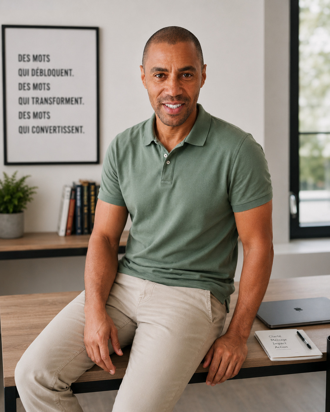 Portrait officiel de Steeve Henriol, coach de transformation scolaire.